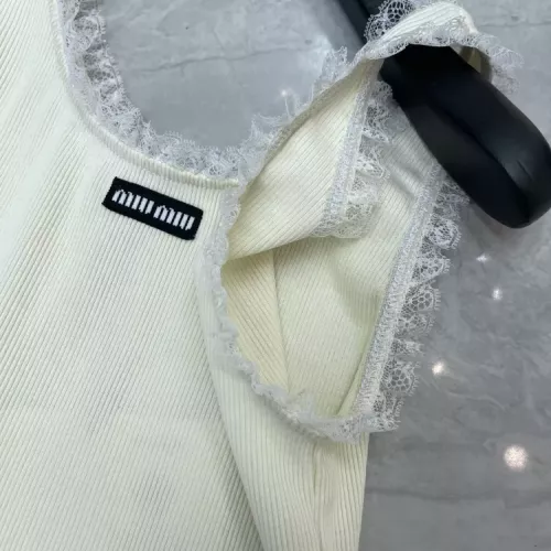 Cheap MIU MIU T-Shirts Sleeveless For Women #1342487 Replica Wholesale [$56.00 USD] [ITEM#1342487] on Replica MIU MIU T-Shirts