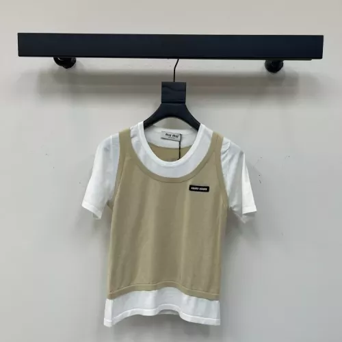 MIU MIU T-Shirts Short Sleeved For Women #1342489