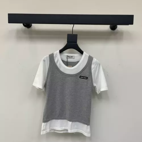 MIU MIU T-Shirts Short Sleeved For Women #1342490