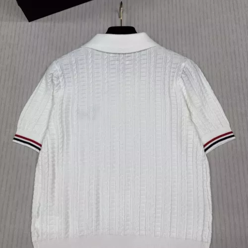 Cheap Thom Browne TB T-Shirts Short Sleeved For Women #1342493 Replica Wholesale [$80.00 USD] [ITEM#1342493] on Replica Thom Browne TB T-Shirts