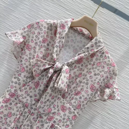 Cheap MIU MIU Dresses Short Sleeved For Women #1342502 Replica Wholesale [$125.00 USD] [ITEM#1342502] on Replica MIU MIU Dresses