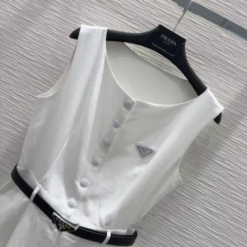 Cheap Prada Dresses Sleeveless For Women #1342504 Replica Wholesale [$140.00 USD] [ITEM#1342504] on Replica Prada Dresses