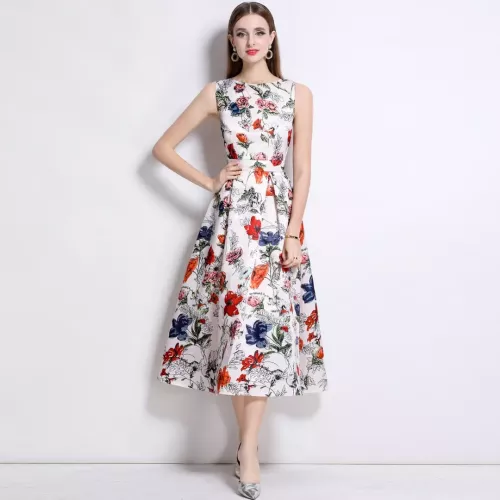 Cheap Christian Dior Dresses Sleeveless For Women #1342515 Replica Wholesale [$80.00 USD] [ITEM#1342515] on Replica Christian Dior Dresses