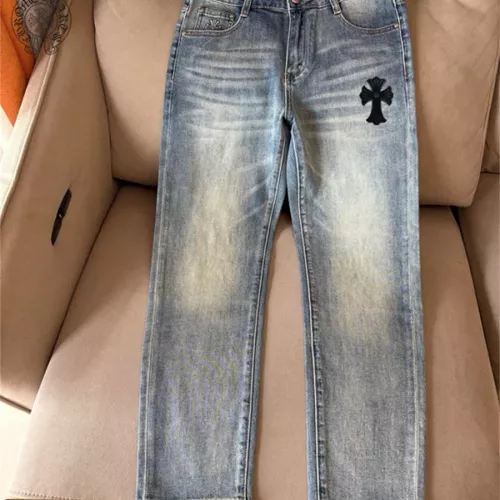 Cheap Chrome Hearts Jeans For Men #1342528 Replica Wholesale [$48.00 USD] [ITEM#1342528] on Replica Chrome Hearts Jeans