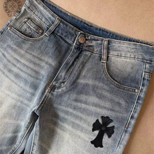 Cheap Chrome Hearts Jeans For Men #1342528 Replica Wholesale [$48.00 USD] [ITEM#1342528] on Replica Chrome Hearts Jeans