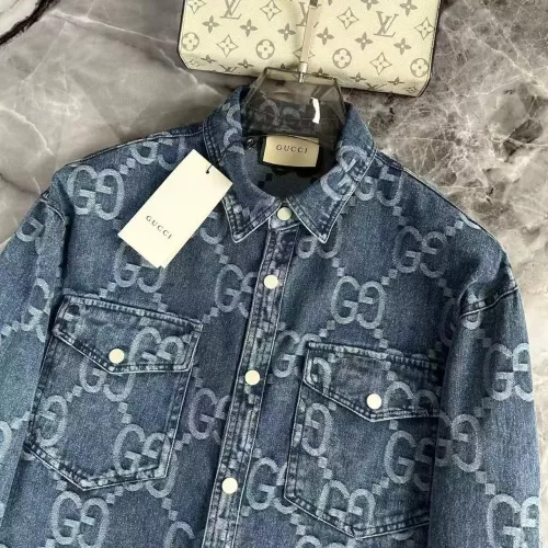 Cheap Gucci Jackets Long Sleeved For Men #1342675 Replica Wholesale [$72.00 USD] [ITEM#1342675] on Replica Gucci Jackets