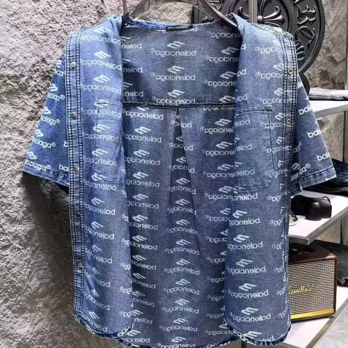Cheap Balenciaga Jackets Short Sleeved For Men #1342695 Replica Wholesale [$64.00 USD] [ITEM#1342695] on Replica Balenciaga Jackets