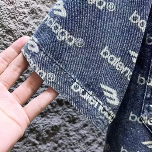 Cheap Balenciaga Jackets Short Sleeved For Men #1342710 Replica Wholesale [$64.00 USD] [ITEM#1342710] on Replica Balenciaga Jackets