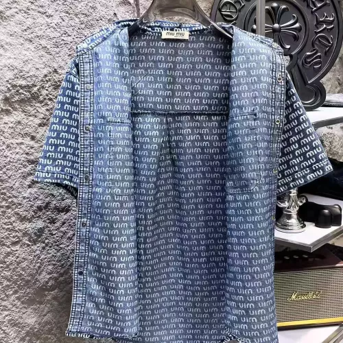 Cheap MIU MIU Jackets Short Sleeved For Men #1342716 Replica Wholesale [$64.00 USD] [ITEM#1342716] on Replica MIU MIU Jackets