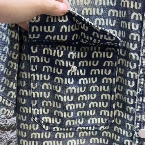 Cheap MIU MIU Jackets Short Sleeved For Men #1342717 Replica Wholesale [$64.00 USD] [ITEM#1342717] on Replica MIU MIU Jackets