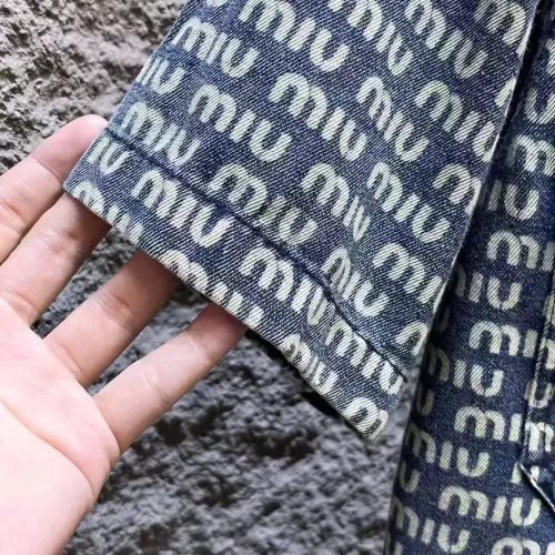 Cheap MIU MIU Jackets Short Sleeved For Men #1342717 Replica Wholesale [$64.00 USD] [ITEM#1342717] on Replica MIU MIU Jackets
