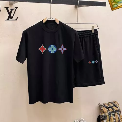 Cheap Louis Vuitton LV Tracksuits Short Sleeved For Men #1343070 Replica Wholesale [$48.00 USD] [ITEM#1343070] on Replica Louis Vuitton LV Tracksuits