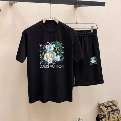 Cheap Louis Vuitton LV Tracksuits Short Sleeved For Men #1343112 Replica Wholesale [$48.00 USD] [ITEM#1343112] on Replica Louis Vuitton LV Tracksuits