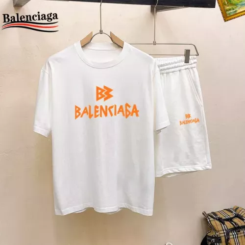 Balenciaga Fashion Tracksuits Short Sleeved For Men #1343113