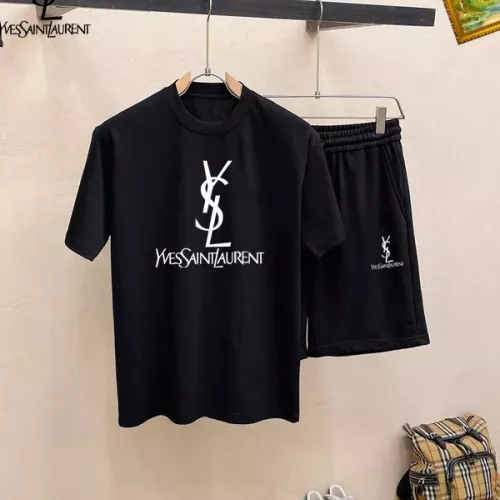 Yves Saint Laurent YSL Tracksuits Short Sleeved For Men #1343122