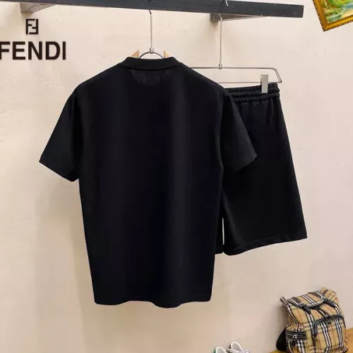 Cheap Fendi Tracksuits Short Sleeved For Men #1343140 Replica Wholesale [$48.00 USD] [ITEM#1343140] on Replica Fendi Tracksuits