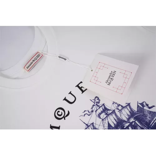 Cheap Alexander McQueen T-shirts Short Sleeved For Unisex #1343152 Replica Wholesale [$34.00 USD] [ITEM#1343152] on Replica Alexander McQueen T-shirts