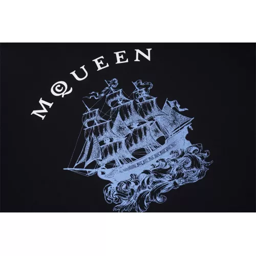 Cheap Alexander McQueen T-shirts Short Sleeved For Unisex #1343153 Replica Wholesale [$34.00 USD] [ITEM#1343153] on Replica Alexander McQueen T-shirts