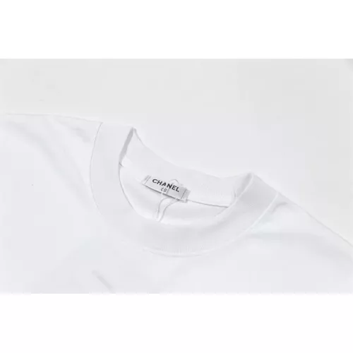 Cheap Chanel T-Shirts Short Sleeved For Unisex #1343253 Replica Wholesale [$42.00 USD] [ITEM#1343253] on Replica Chanel T-Shirts