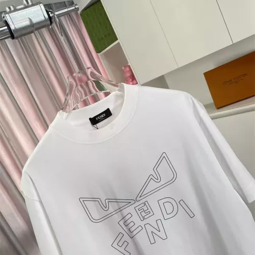 Cheap Fendi T-Shirts Short Sleeved For Unisex #1343275 Replica Wholesale [$42.00 USD] [ITEM#1343275] on Replica Fendi T-Shirts