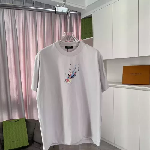 Cheap Fendi T-Shirts Short Sleeved For Unisex #1343284 Replica Wholesale [$42.00 USD] [ITEM#1343284] on Replica Fendi T-Shirts