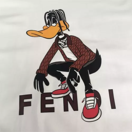 Cheap Fendi T-Shirts Short Sleeved For Men #1343288 Replica Wholesale [$45.00 USD] [ITEM#1343288] on Replica Fendi T-Shirts
