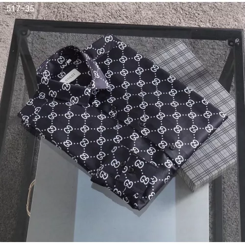Cheap Gucci Shirts Long Sleeved For Men #1343578 Replica Wholesale [$52.00 USD] [ITEM#1343578] on Replica Gucci Shirts