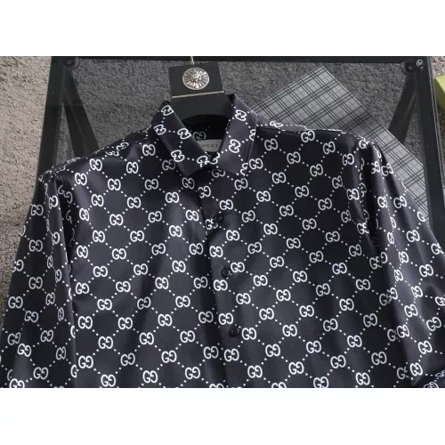 Cheap Gucci Shirts Long Sleeved For Men #1343578 Replica Wholesale [$52.00 USD] [ITEM#1343578] on Replica Gucci Shirts