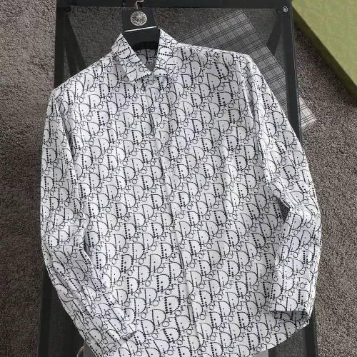 Christian Dior Shirts Long Sleeved For Men #1343579