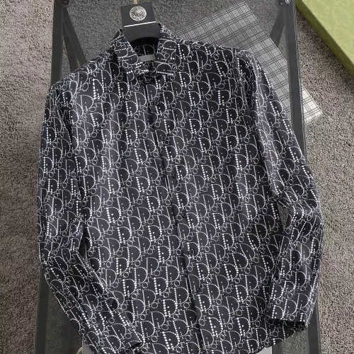 Christian Dior Shirts Long Sleeved For Men #1343581