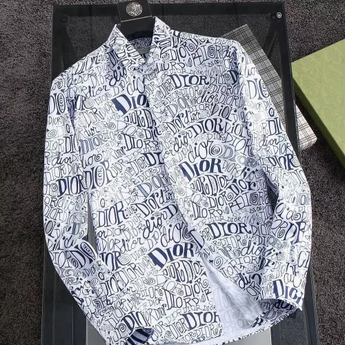 Christian Dior Shirts Long Sleeved For Men #1343584