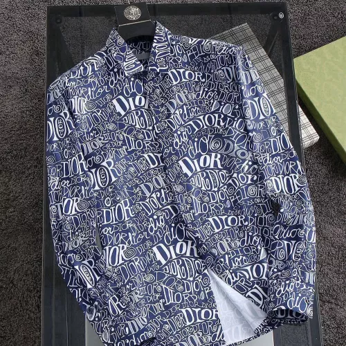 Christian Dior Shirts Long Sleeved For Men #1343585
