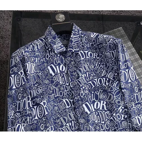 Cheap Christian Dior Shirts Long Sleeved For Men #1343585 Replica Wholesale [$52.00 USD] [ITEM#1343585] on Replica Christian Dior Shirts