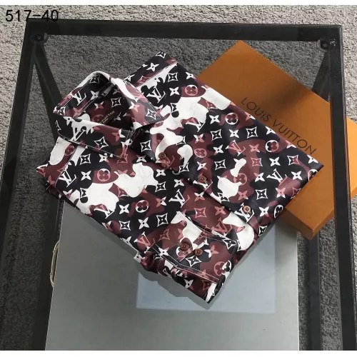 Cheap Louis Vuitton LV Shirts Long Sleeved For Men #1343587 Replica Wholesale [$52.00 USD] [ITEM#1343587] on Replica Louis Vuitton LV Shirts