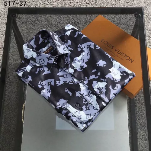 Cheap Louis Vuitton LV Shirts Long Sleeved For Men #1343588 Replica Wholesale [$52.00 USD] [ITEM#1343588] on Replica Louis Vuitton LV Shirts