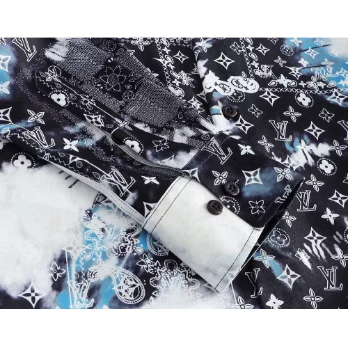 Cheap Louis Vuitton LV Shirts Long Sleeved For Men #1343589 Replica Wholesale [$52.00 USD] [ITEM#1343589] on Replica Louis Vuitton LV Shirts