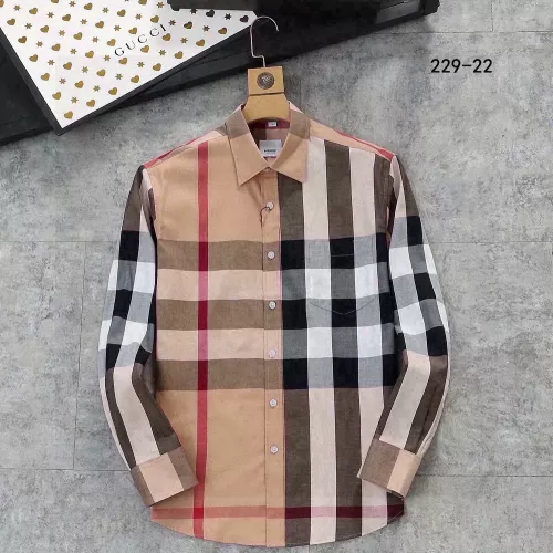 Burberry Shirts Long Sleeved For Men #1343594