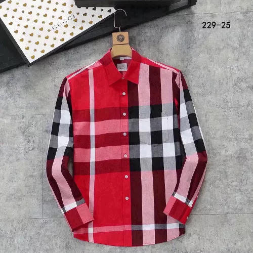 Burberry Shirts Long Sleeved For Men #1343595