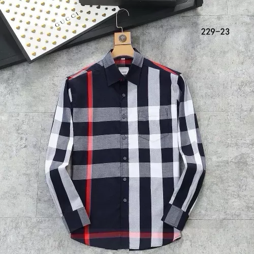 Burberry Shirts Long Sleeved For Men #1343596