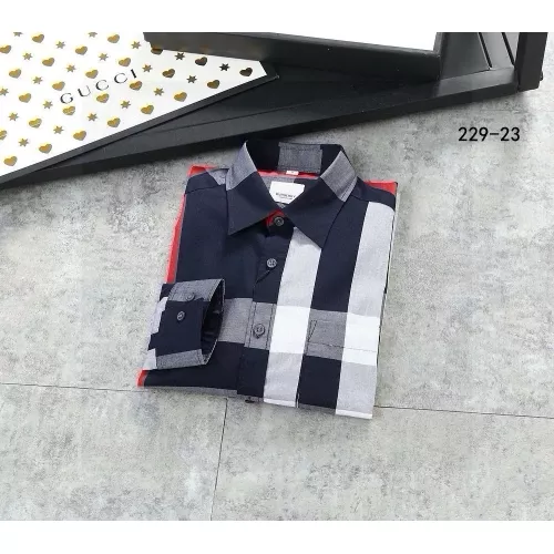 Cheap Burberry Shirts Long Sleeved For Men #1343596 Replica Wholesale [$52.00 USD] [ITEM#1343596] on Replica Burberry Shirts