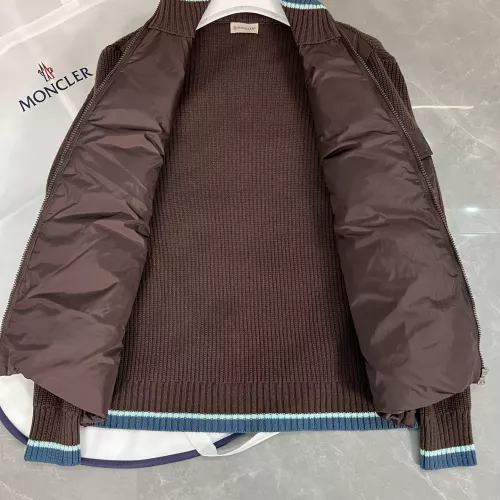 Cheap Moncler Down Feather Coat Long Sleeved For Men #1343600 Replica Wholesale [$115.00 USD] [ITEM#1343600] on Replica Moncler Down Feather Coat