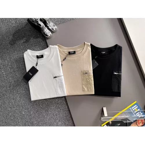 Cheap Fendi T-Shirts Short Sleeved For Unisex #1343619 Replica Wholesale [$40.00 USD] [ITEM#1343619] on Replica Fendi T-Shirts