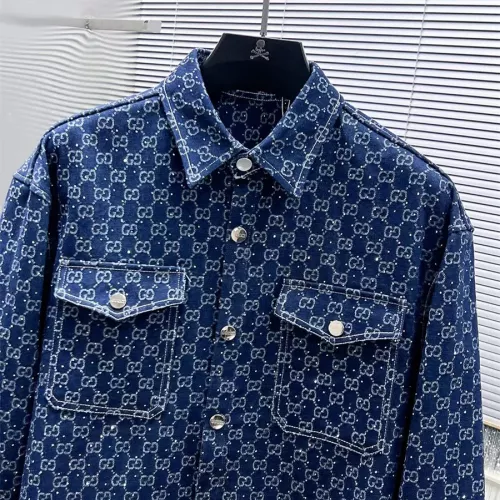 Cheap Gucci Jackets Long Sleeved For Men #1343629 Replica Wholesale [$64.00 USD] [ITEM#1343629] on Replica Gucci Jackets