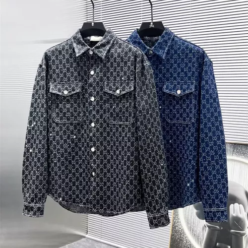 Cheap Gucci Jackets Long Sleeved For Men #1343629 Replica Wholesale [$64.00 USD] [ITEM#1343629] on Replica Gucci Jackets