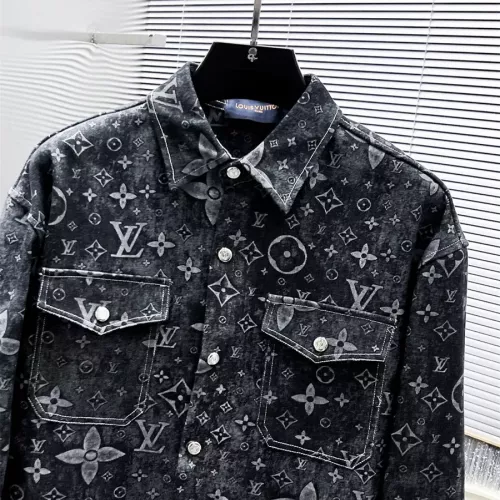 Cheap Louis Vuitton LV Jackets Long Sleeved For Men #1343636 Replica Wholesale [$64.00 USD] [ITEM#1343636] on Replica Louis Vuitton LV Jackets