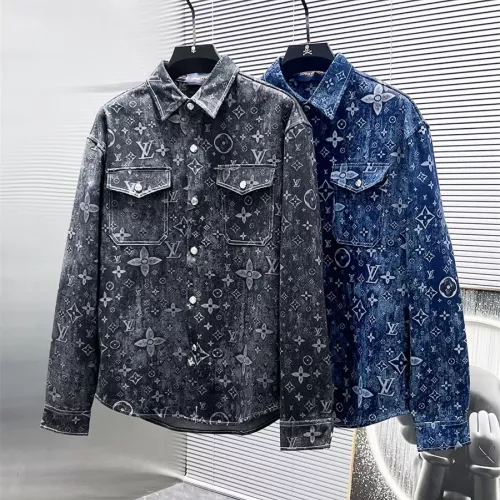 Cheap Louis Vuitton LV Jackets Long Sleeved For Men #1343637 Replica Wholesale [$64.00 USD] [ITEM#1343637] on Replica Louis Vuitton LV Jackets