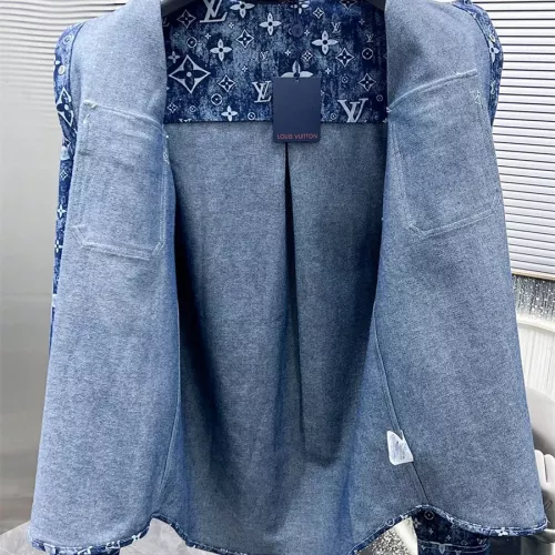 Cheap Louis Vuitton LV Jackets Long Sleeved For Men #1343637 Replica Wholesale [$64.00 USD] [ITEM#1343637] on Replica Louis Vuitton LV Jackets