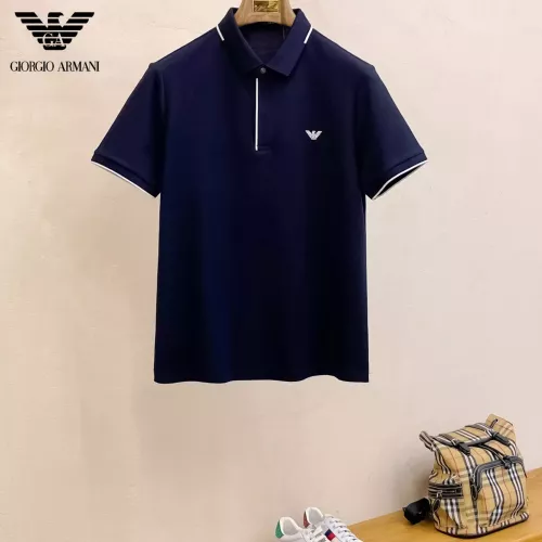 Cheap Armani T-Shirts Short Sleeved For Men #1343676 Replica Wholesale [$48.00 USD] [ITEM#1343676] on Replica Armani T-Shirts