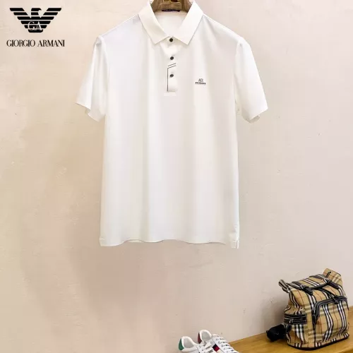 Armani T-Shirts Short Sleeved For Men #1343691