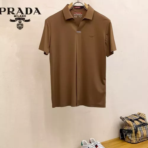 Prada T-Shirts Short Sleeved For Men #1343728